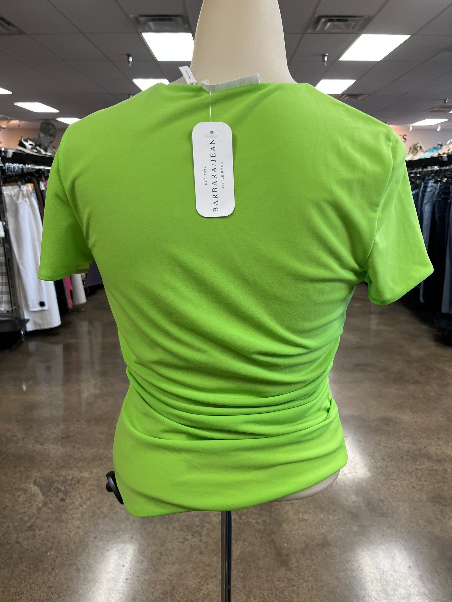 Top Ss By Helmut Lang In Green, Size:M