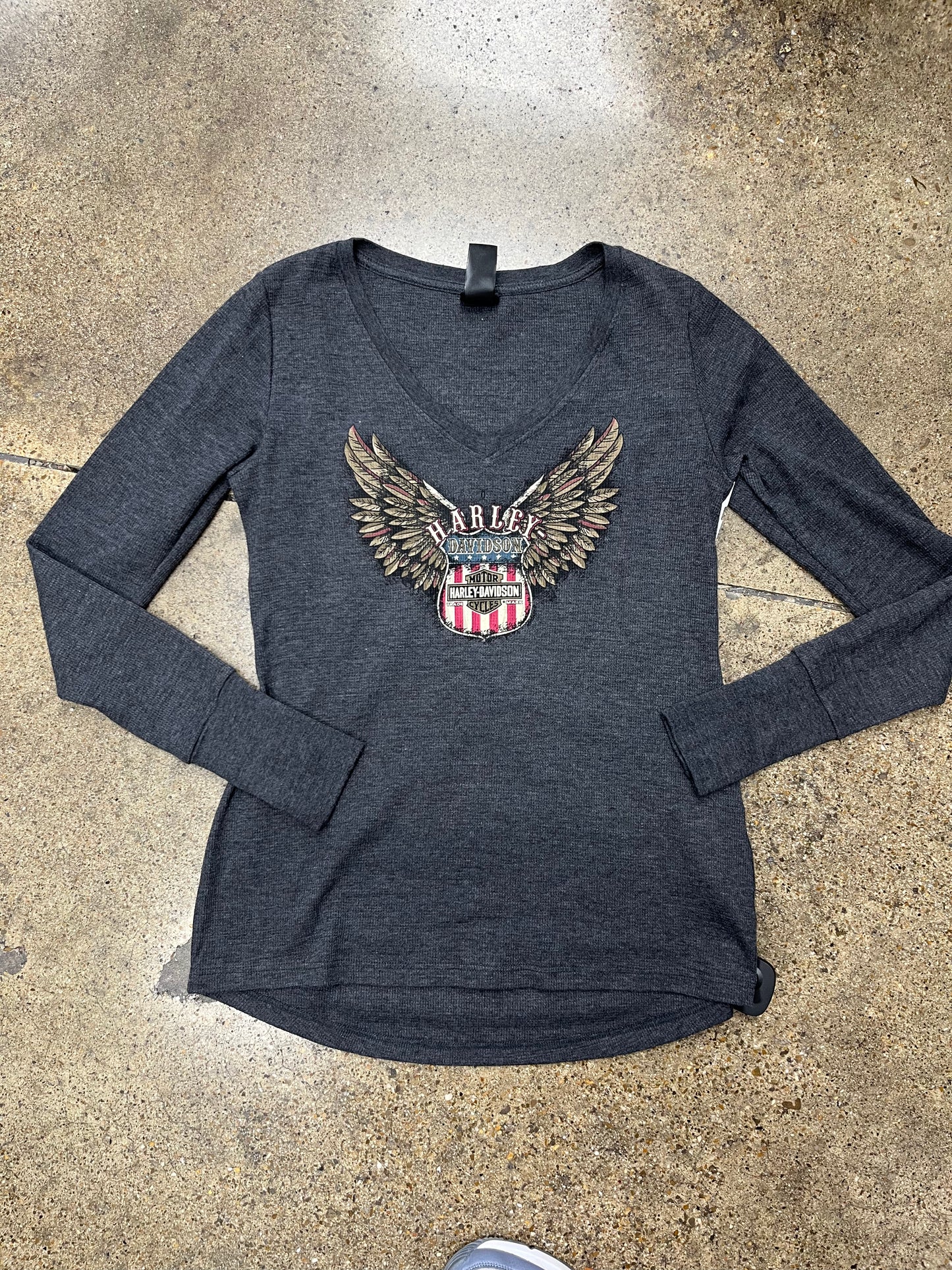 Top Ls By Harley Davidson In Grey, Size:S