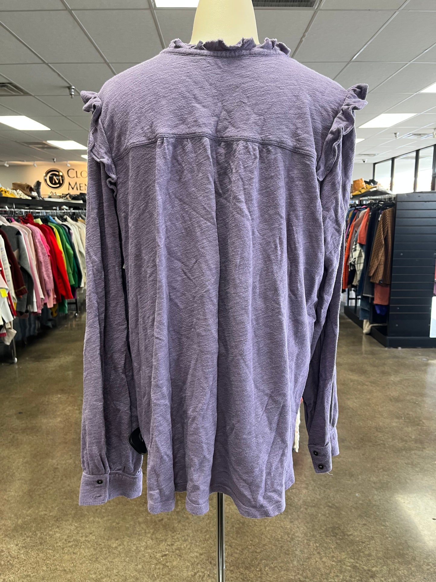 Top Ls By Pilcro In Purple, Size:Xl