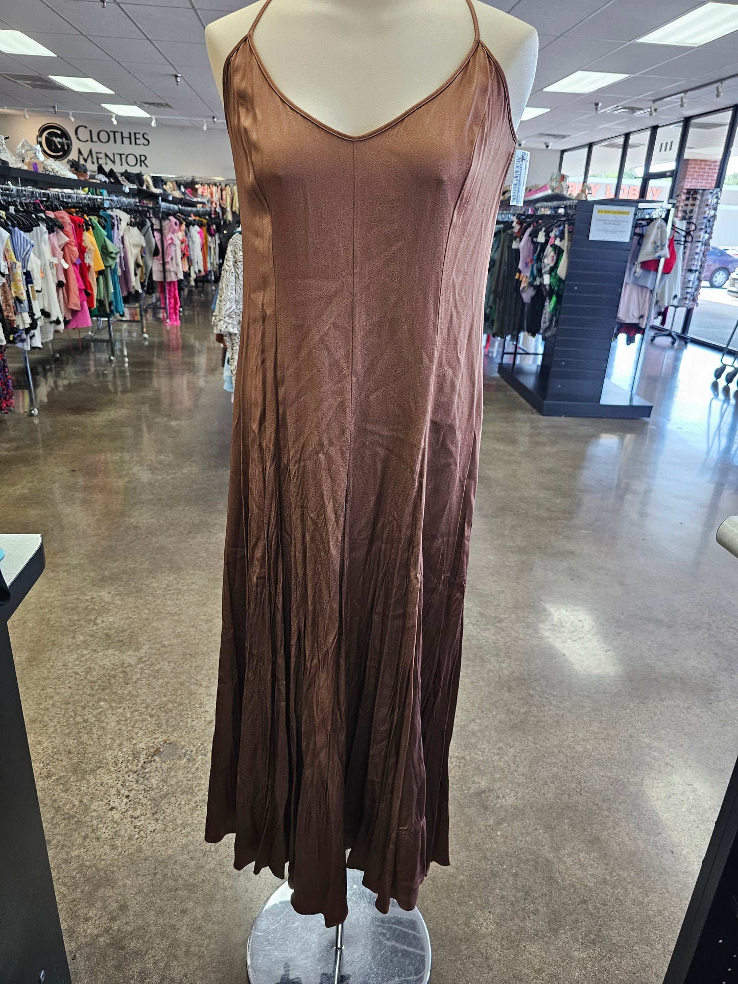 Dress Designer By Michael Kors Collection In Brown, Size:8