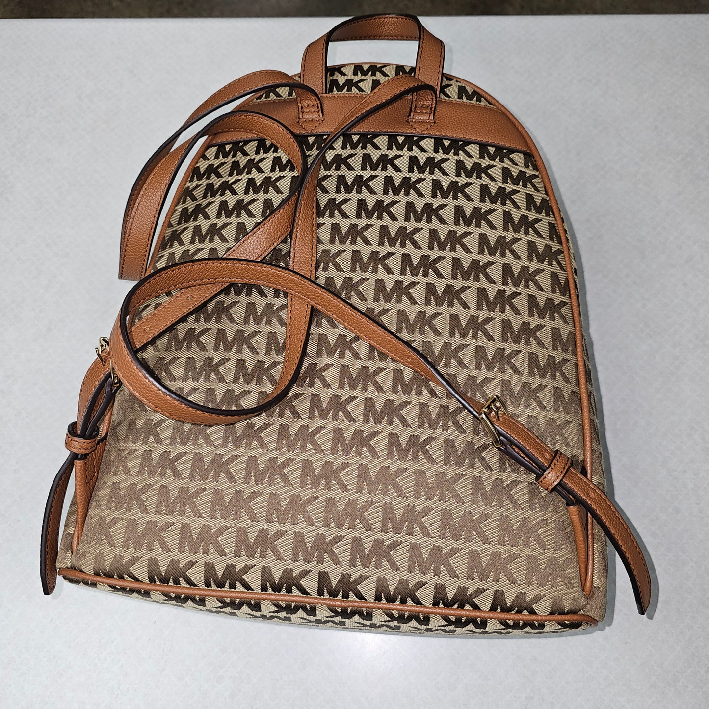 Backpack Designer By Michael Kors In Brown, Size:Large