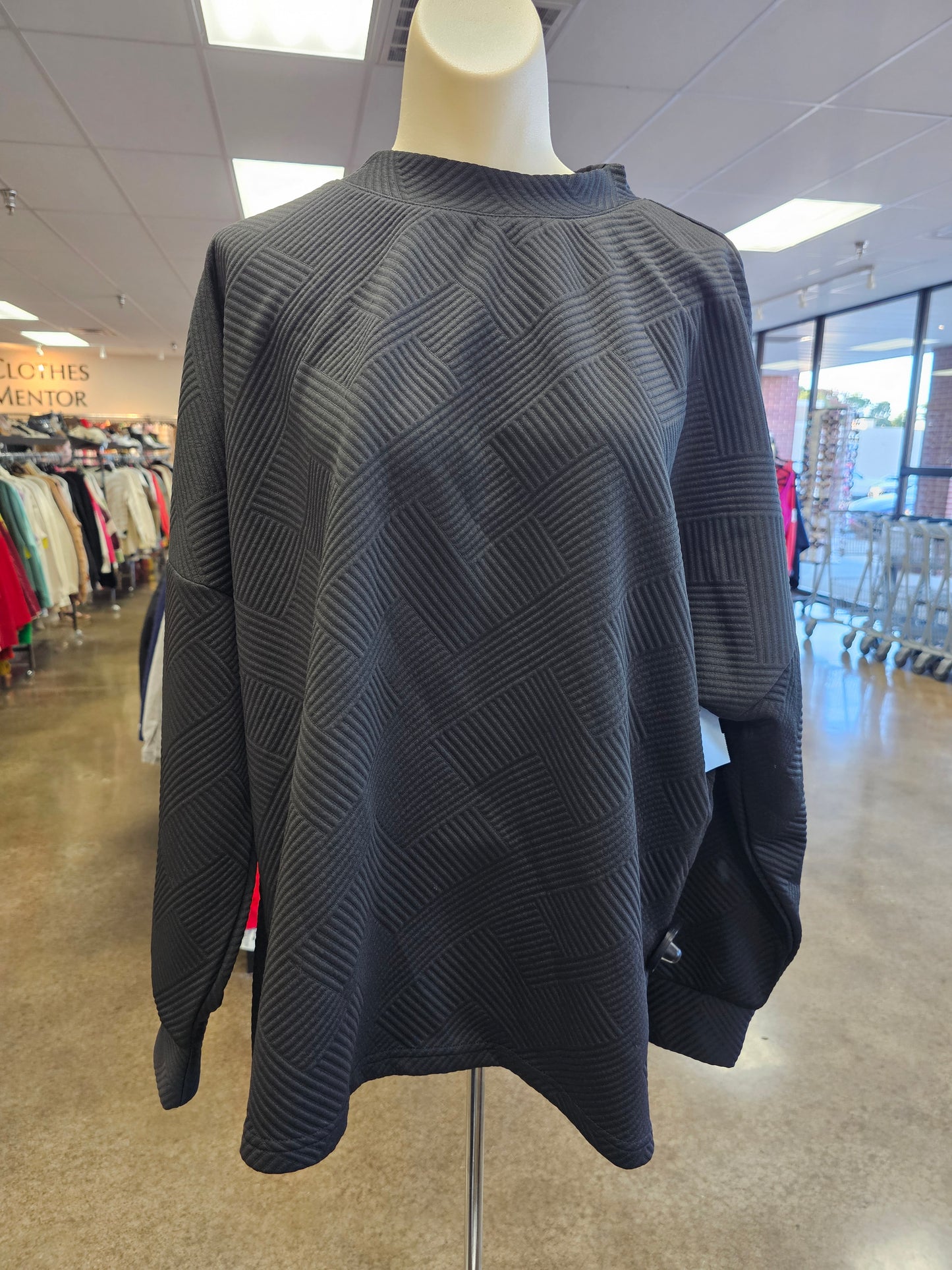 Top Ls By Beeson River In Black, Size:L
