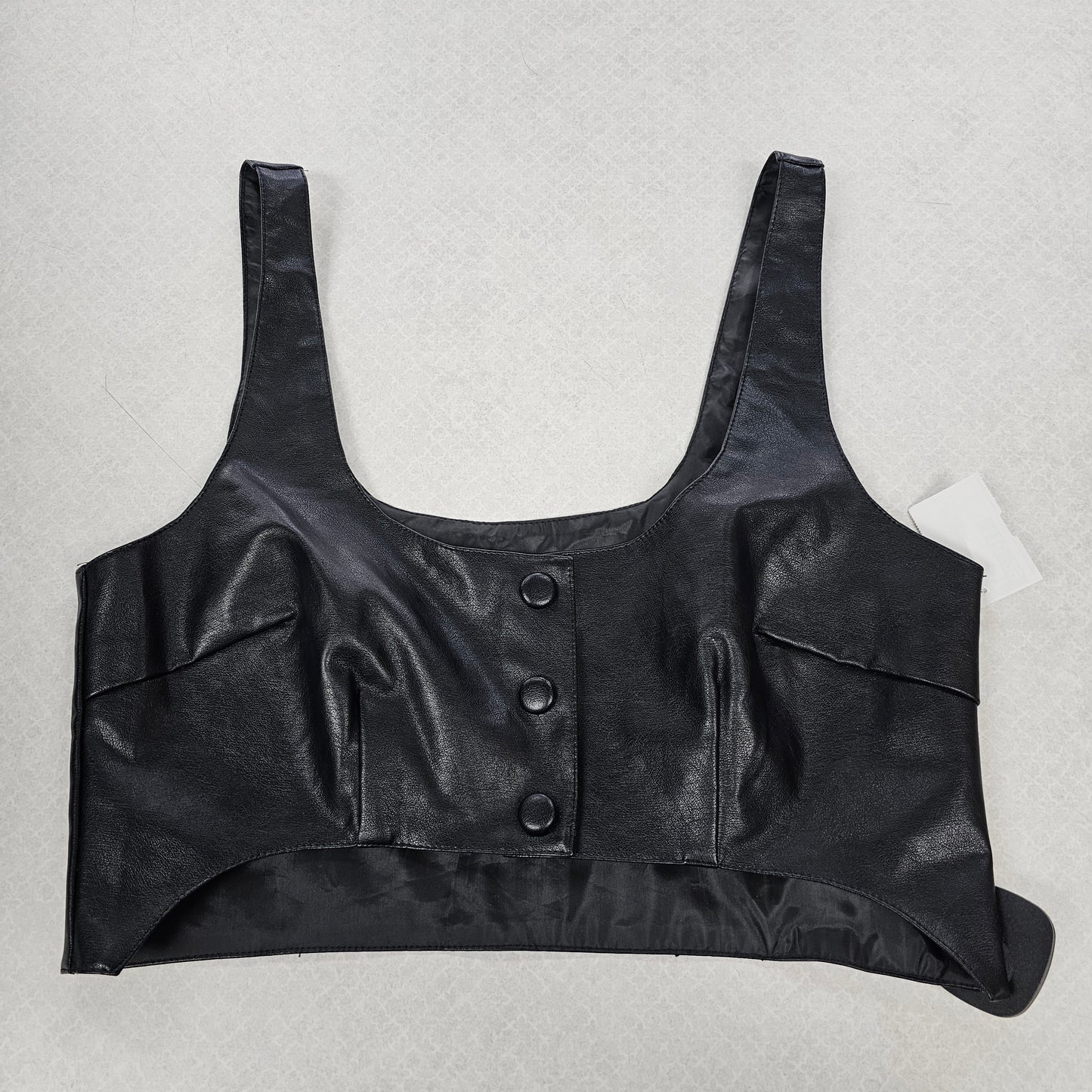 Top Sleeveless By Le Lis In Black, Size:M