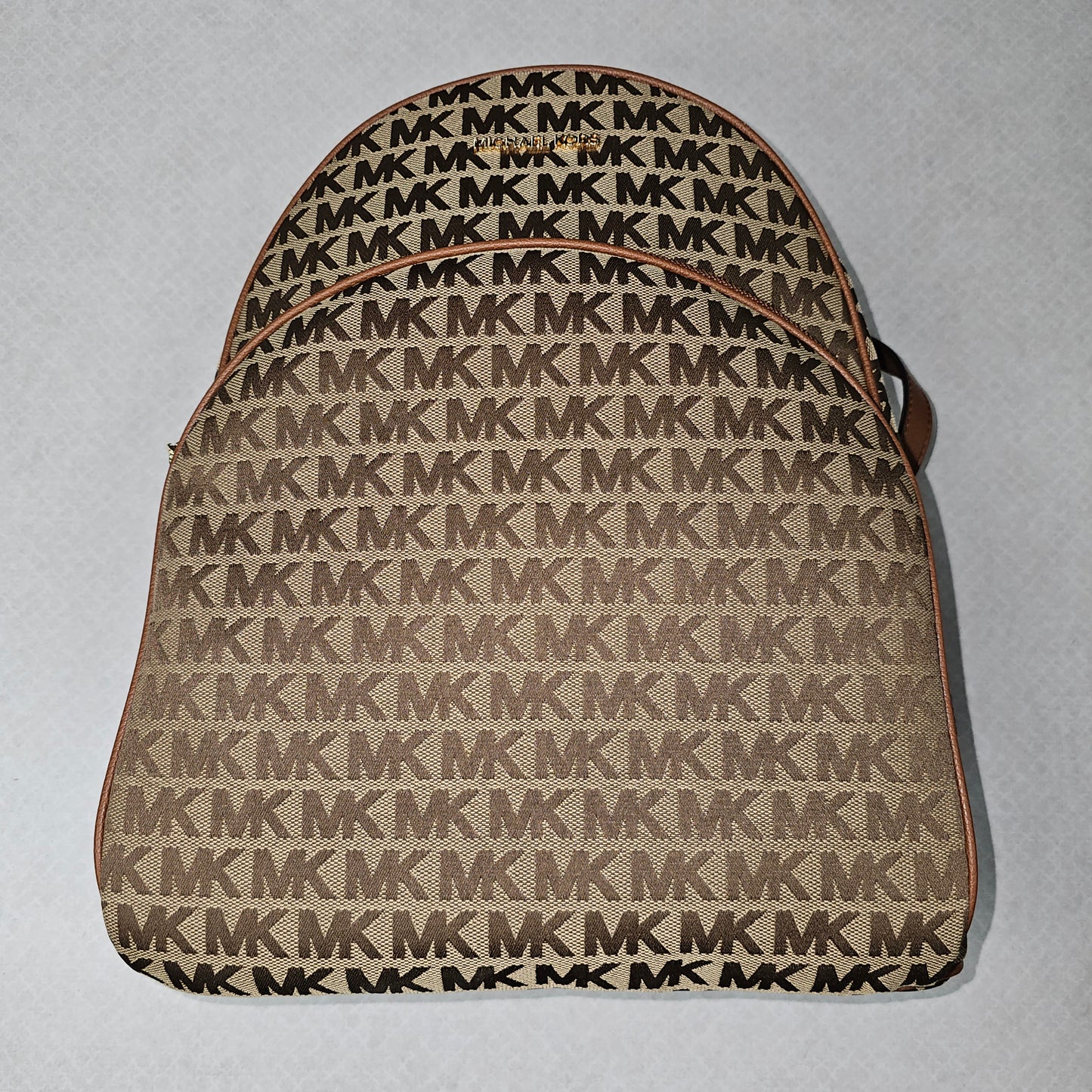Backpack Designer By Michael Kors In Brown, Size:Large