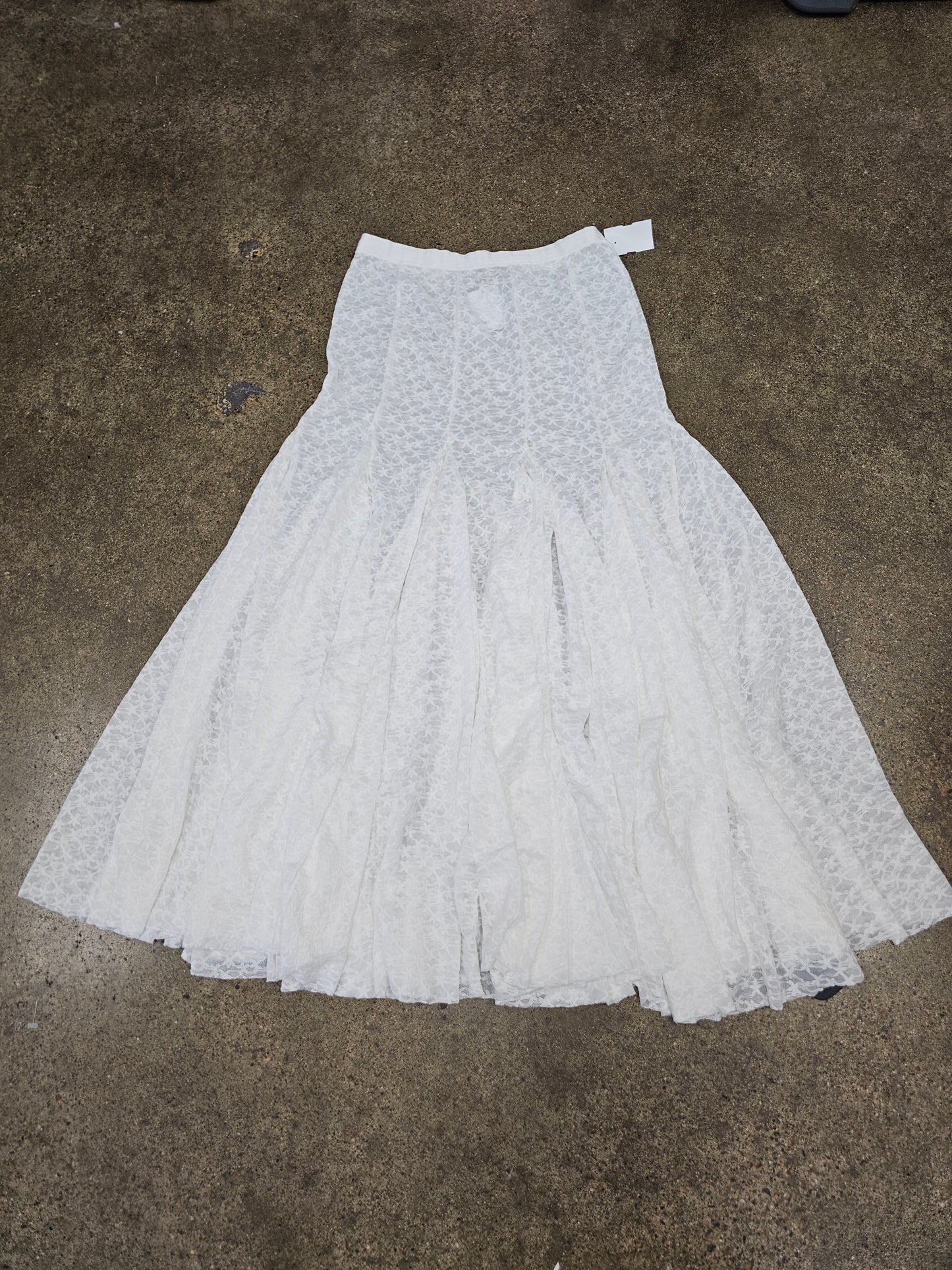Skirt Maxi By Free People In White, Size:Xs