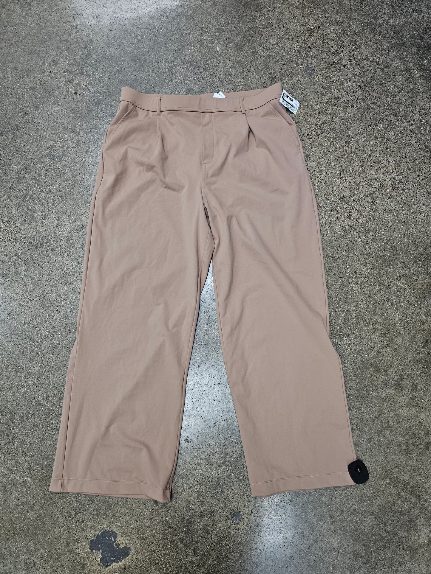 Pants Wide Leg By Halara In Tan, Size:Xl