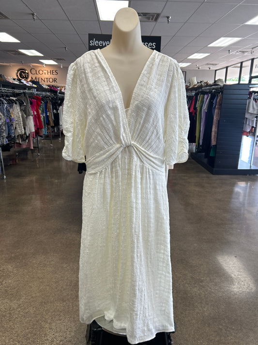 Dress Casual Maxi By Velvet By Graham & Spencer In Cream, Size:L