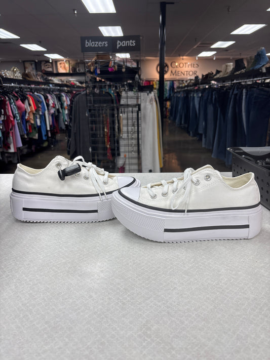 Shoes Sneakers Platform By Converse In White, Size:8