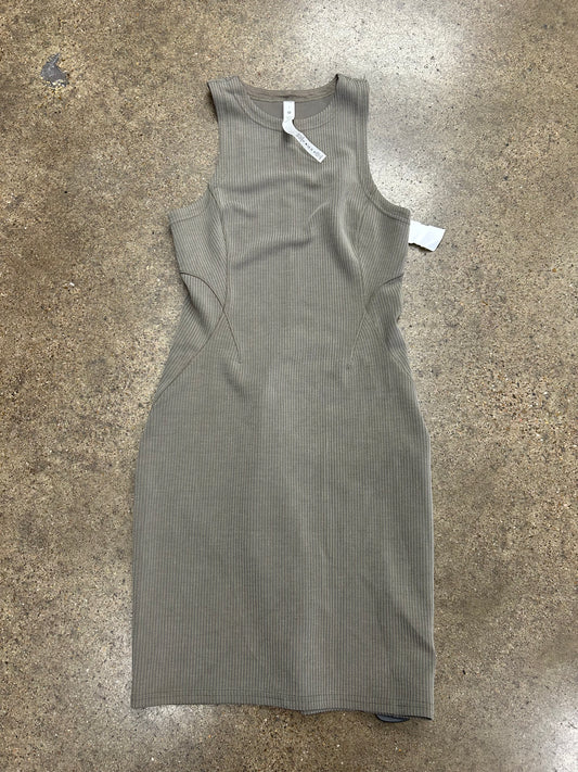 Athletic Dress By Lululemon In Taupe, Size:4