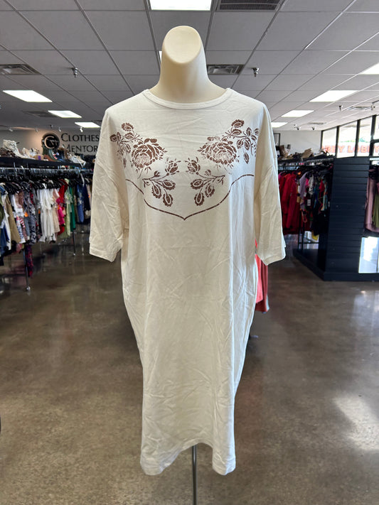 Dress Casual Short By Clothes Mentor In Cream, Size:L