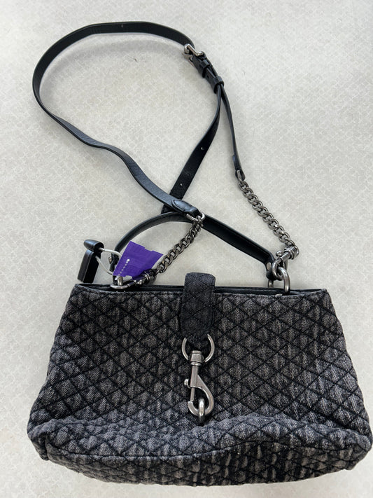 Crossbody Designer By Rebecca Minkoff In Grey, Size:Medium