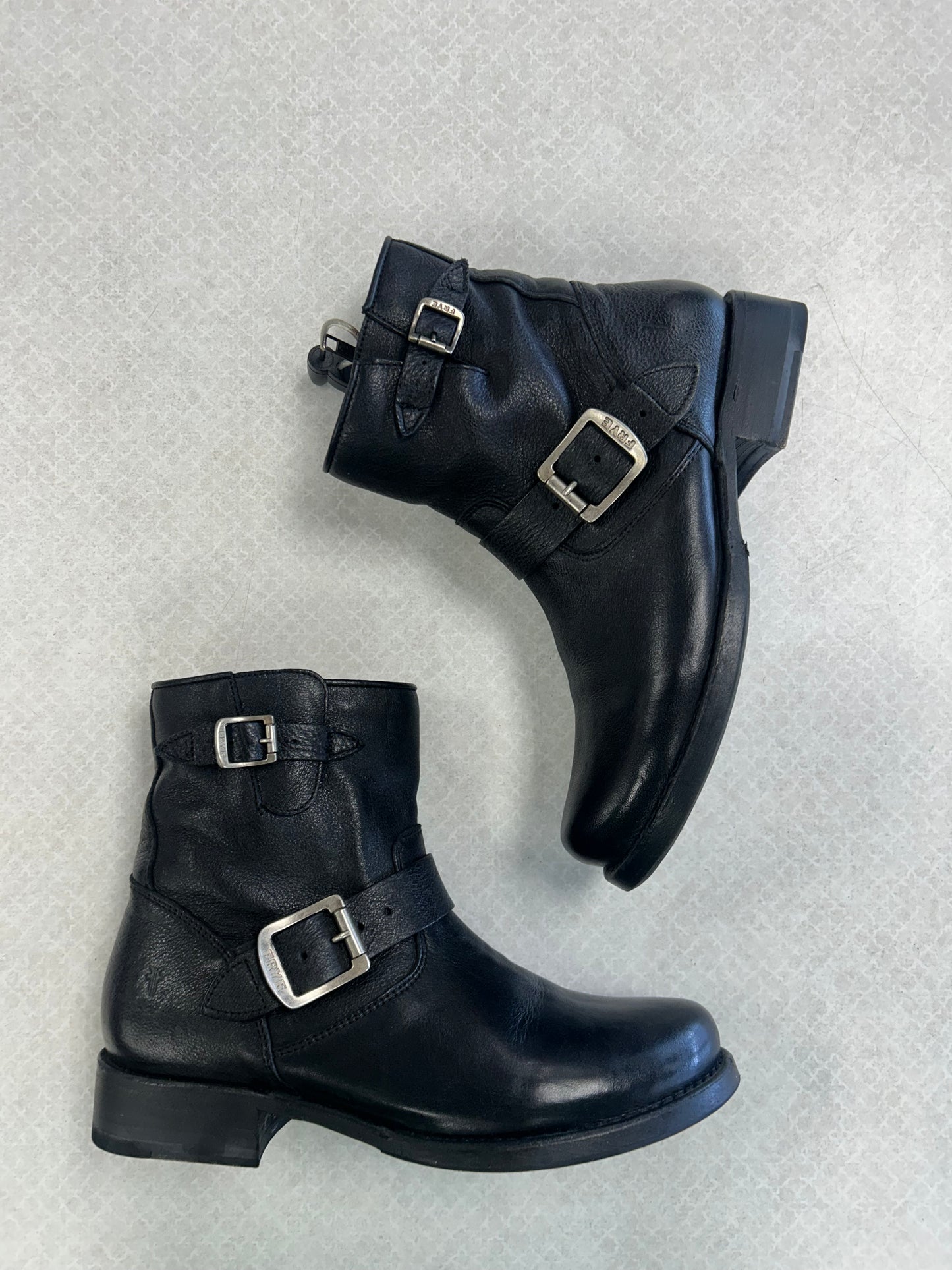 Boots Designer By Frye In Black, Size:7