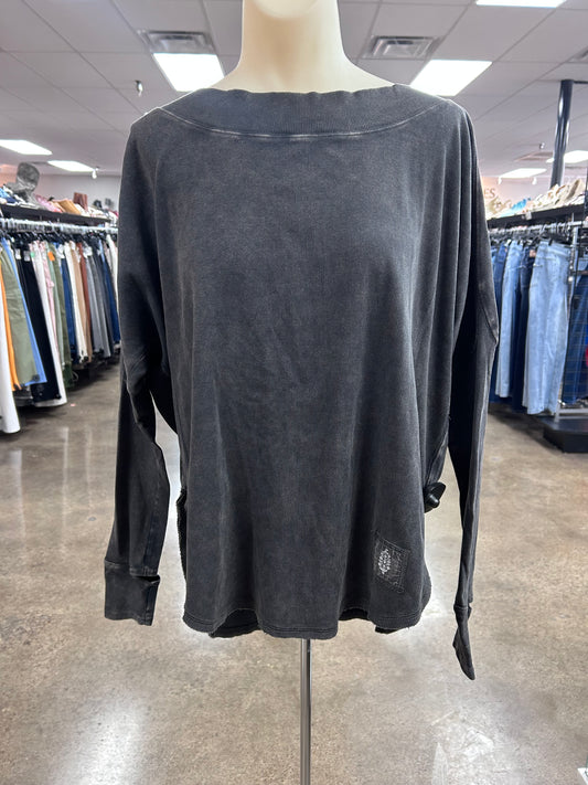 Top Ls By Free People In Grey, Size:Xs