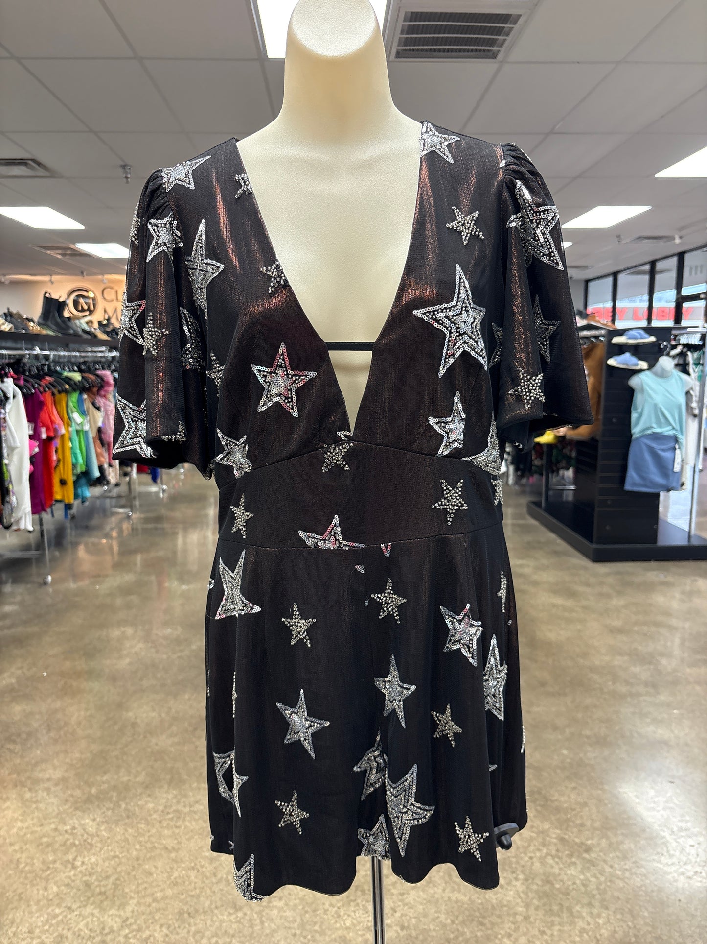 Romper By Adelyn Rae In Black, Size:L