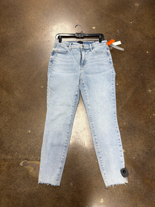 Jeans Skinny By Talbots In Blue Denim, Size:8