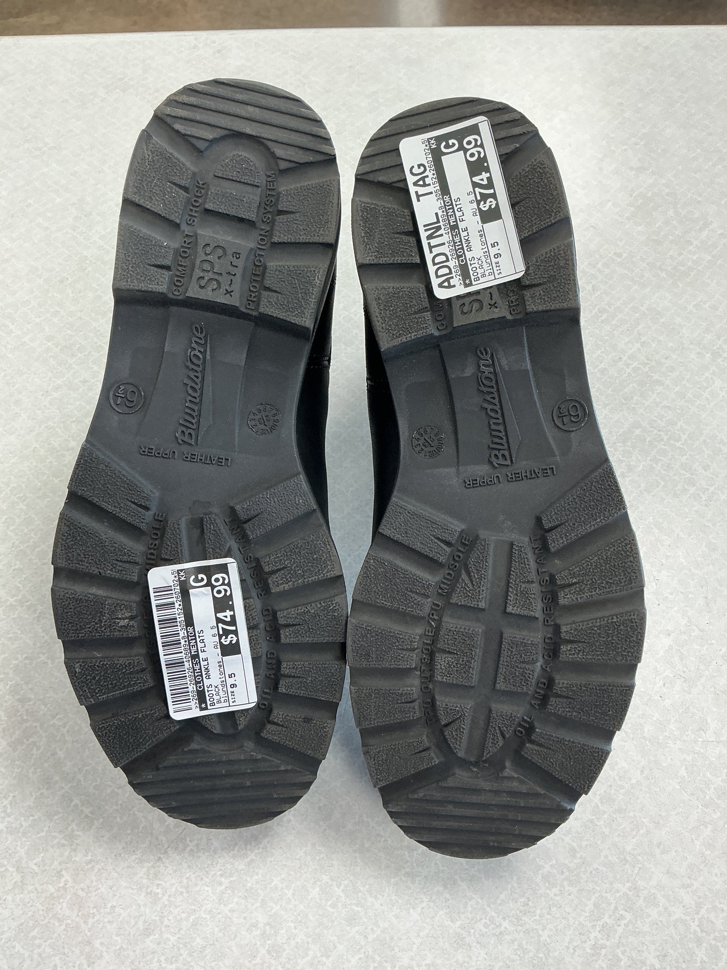 Boots Ankle Flats By Blundstone In Black, Size:9.5