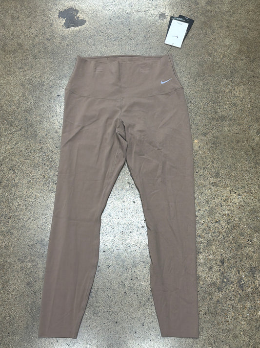 Athletic Leggings By Nike Apparel In Brown, Size:M