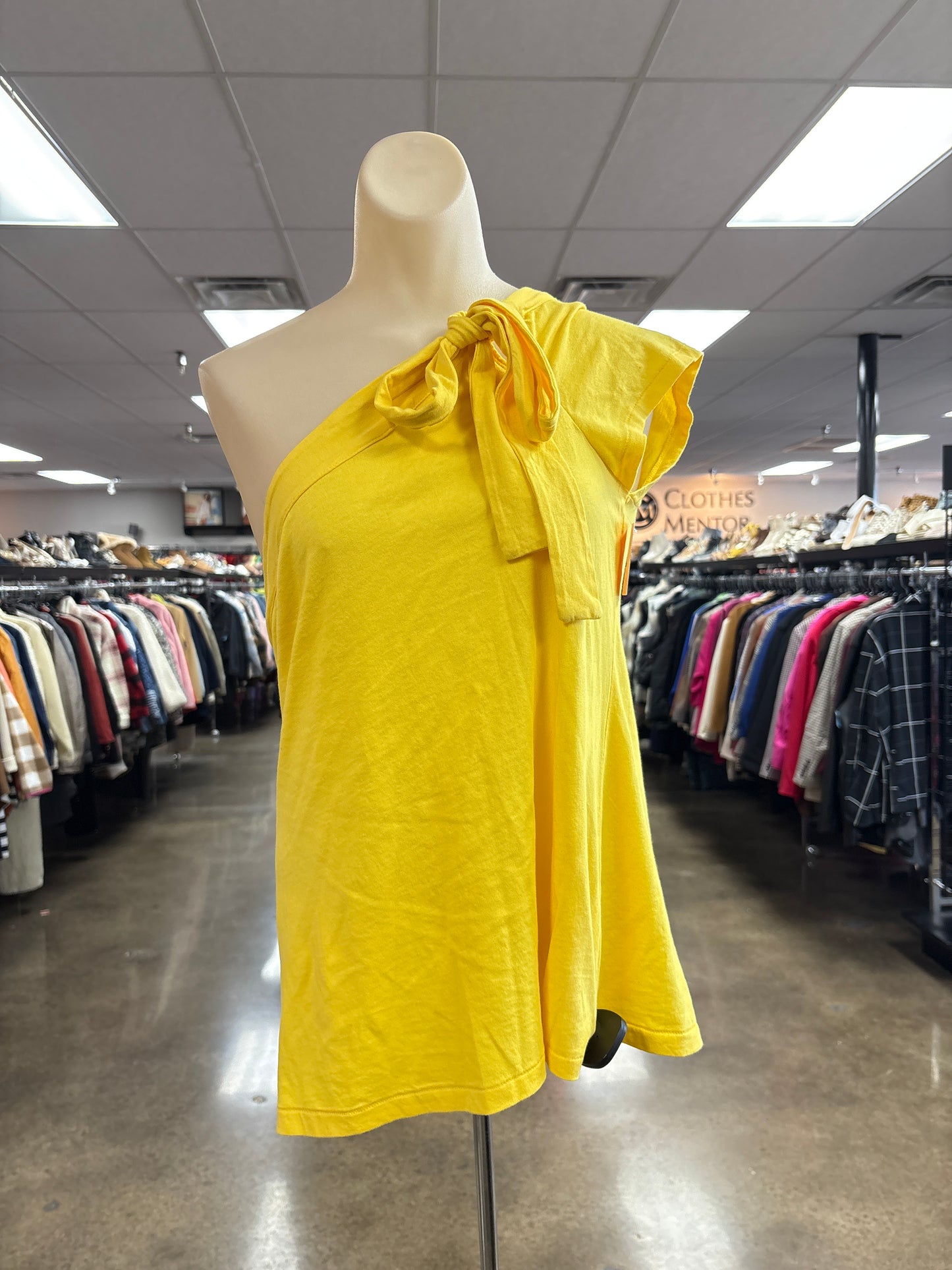 Top Sleeveless By Maeve In Yellow, Size:Xl