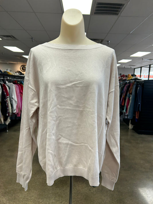Sweater By Barefoot Dreams In Cream, Size:L