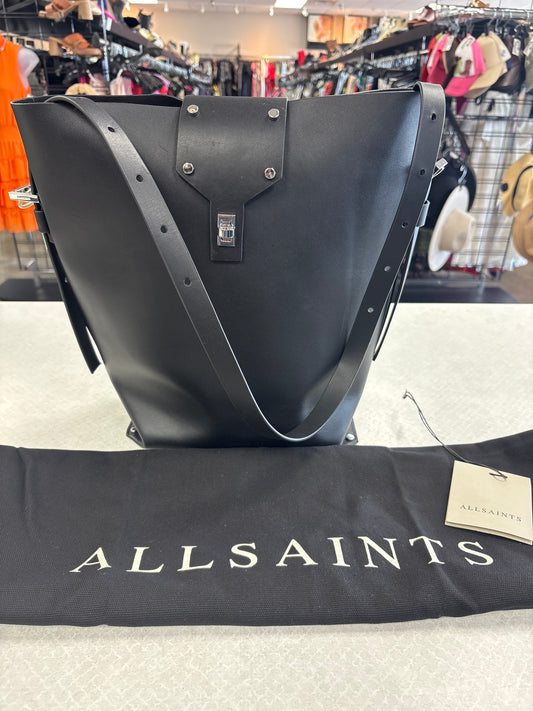 Handbag Designer By All Saints In Black, Size:Large
