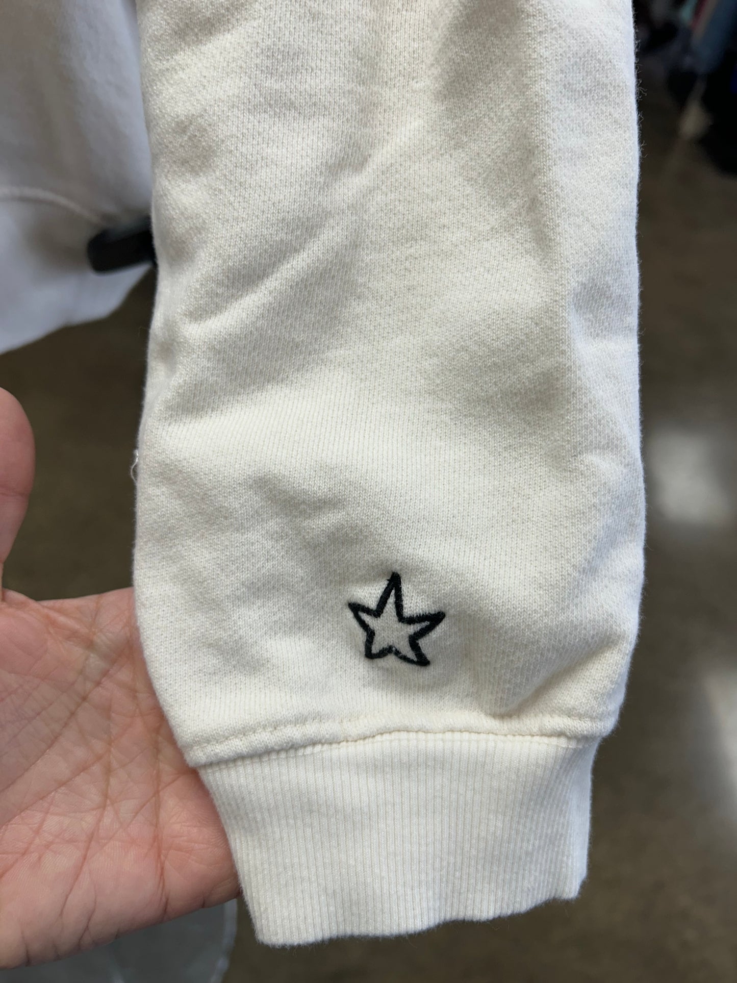 Sweatshirt Crewneck By Pilcro In Cream, Size:S