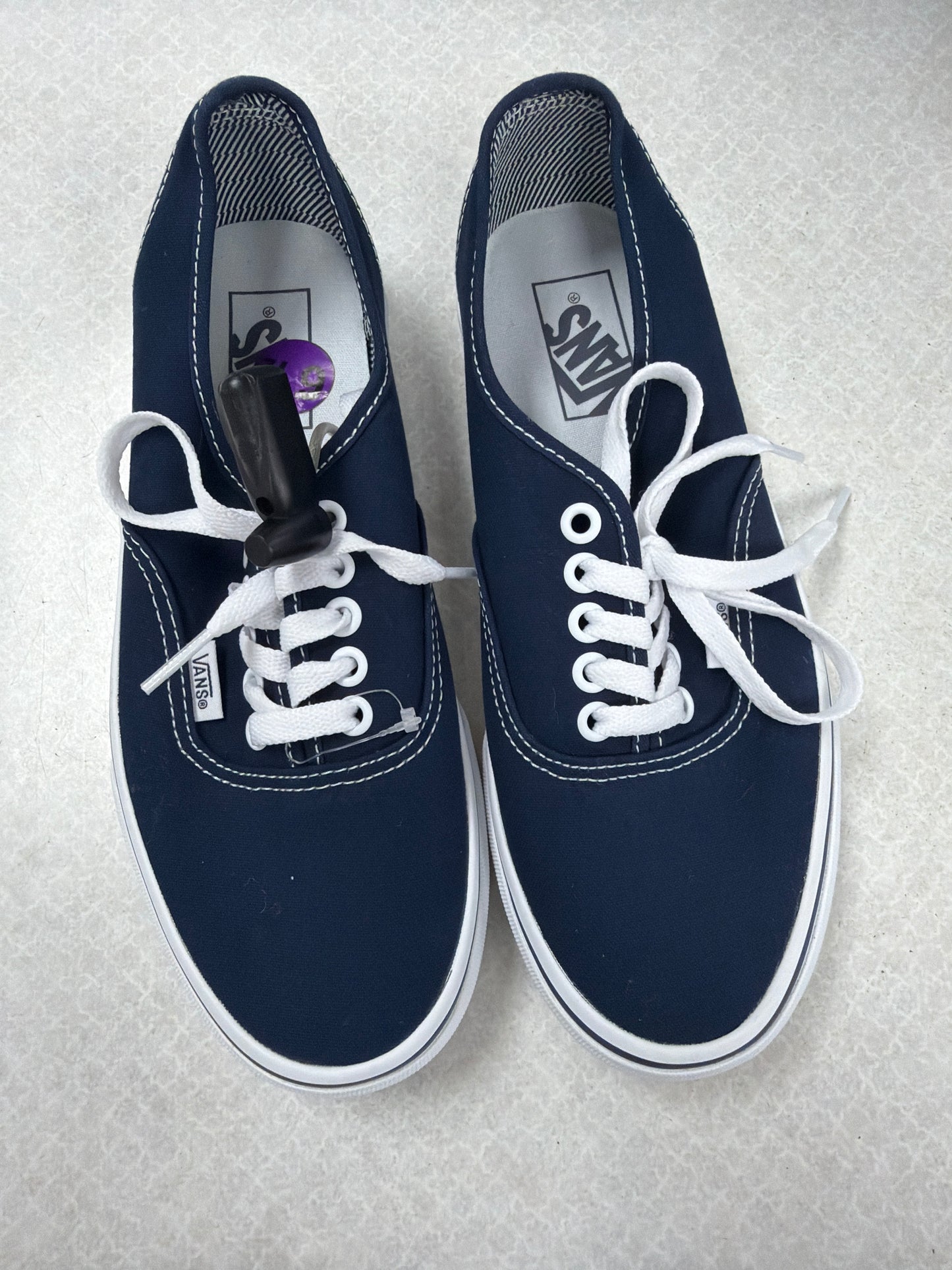 Shoes Sneakers By Vans In Blue, Size:8