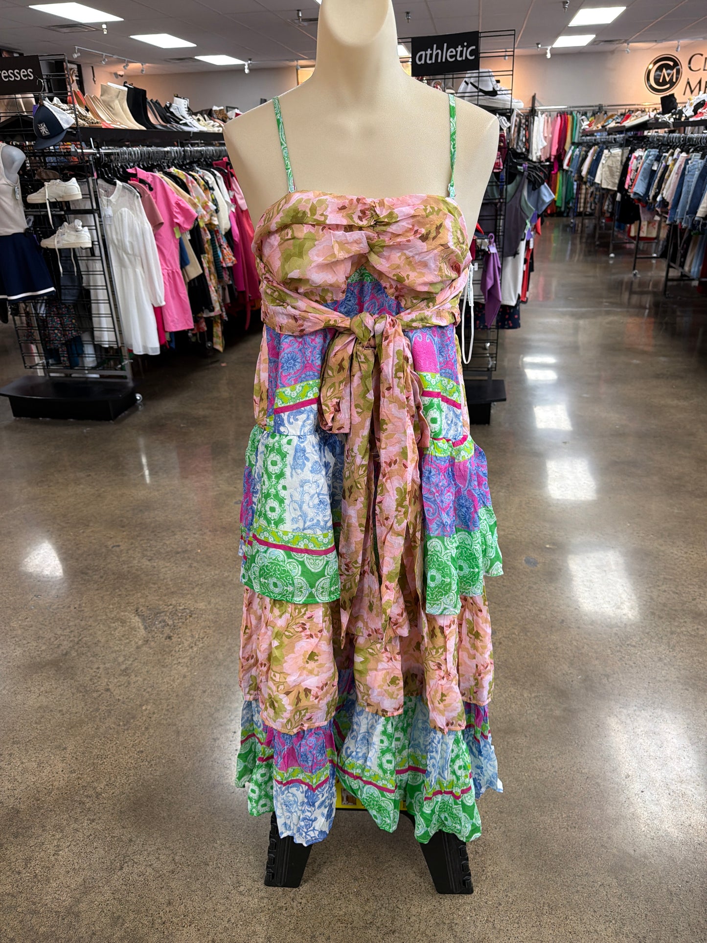 Dress Casual Maxi By Davi & Dani In Multi, Size:M