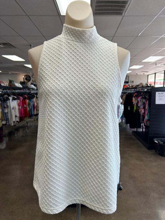 Top Sleeveless By Eri + Ali In Cream, Size:S