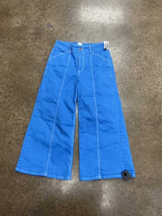 Pants Wide Leg By Maeve In Blue, Size:6