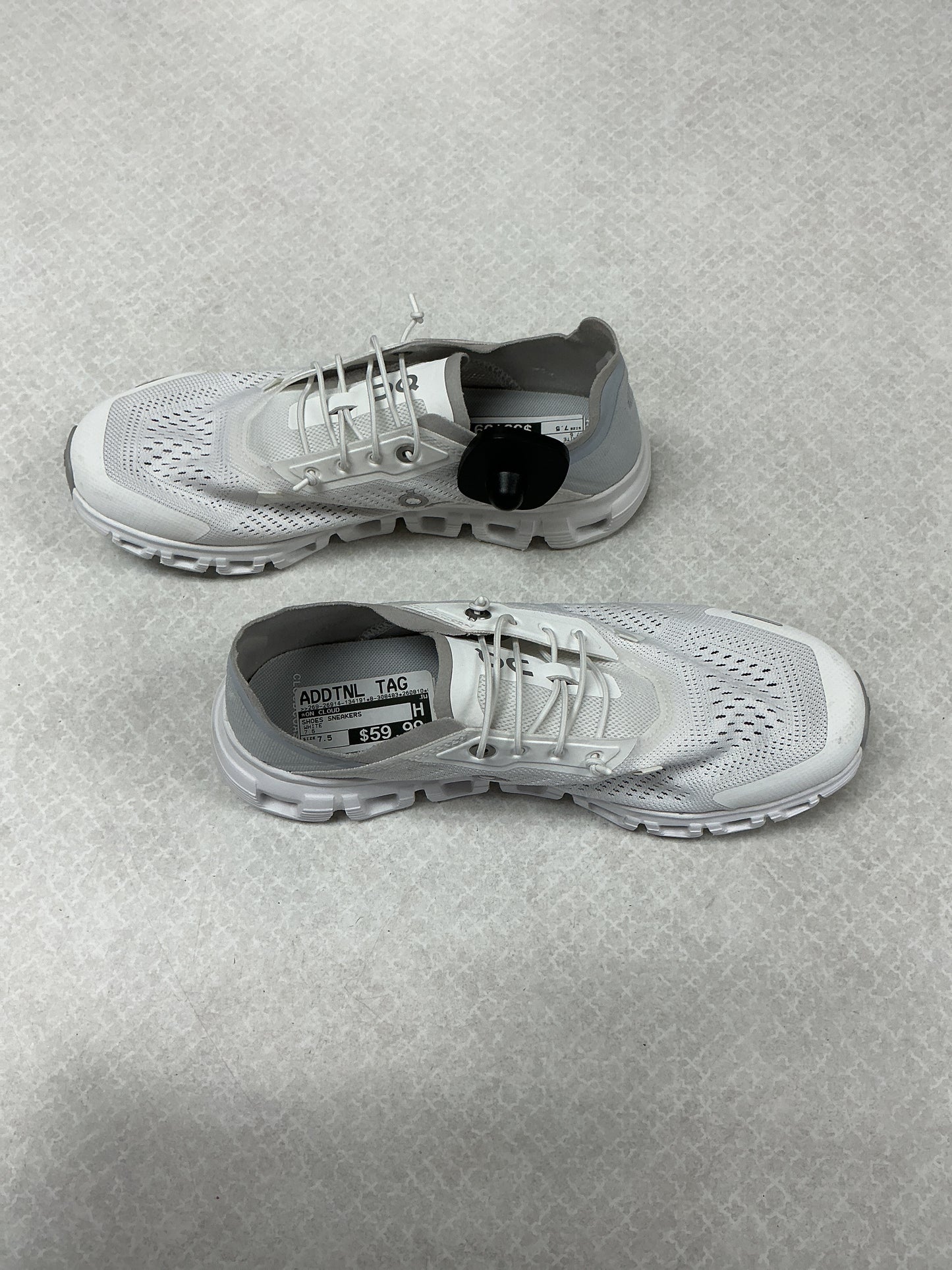 Shoes Sneakers By On Cloud In White, Size:7.5