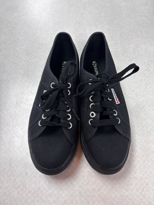 Shoes Sneakers Platform By Superga In Black, Size:8