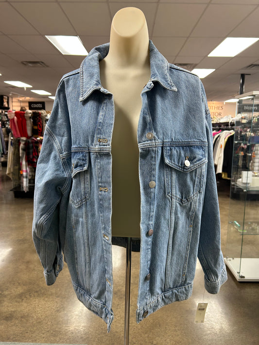 Jacket Denim By Pilcro In Blue, Size:S