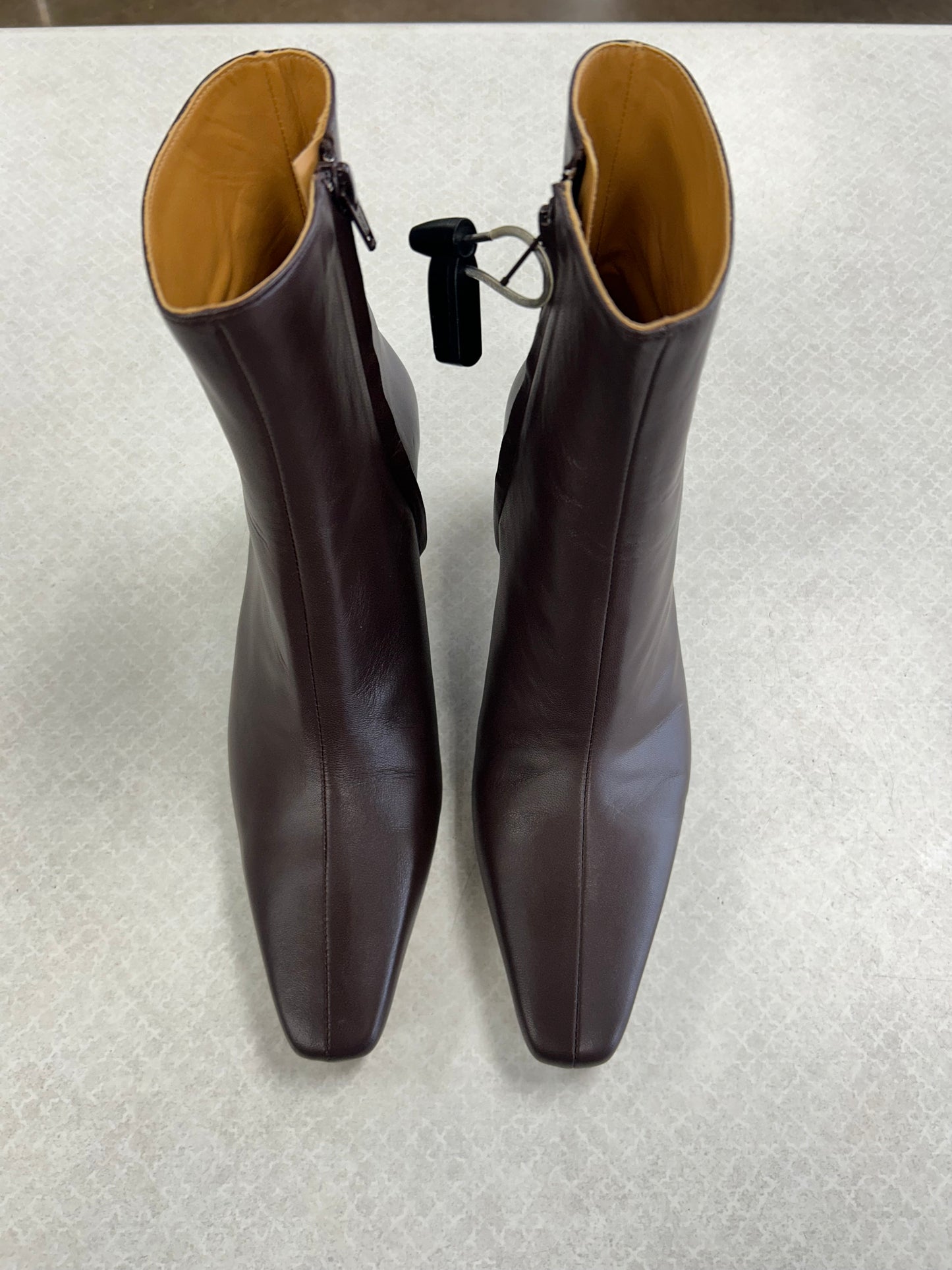 Boots Ankle Heels By Cma In Brown, Size:8