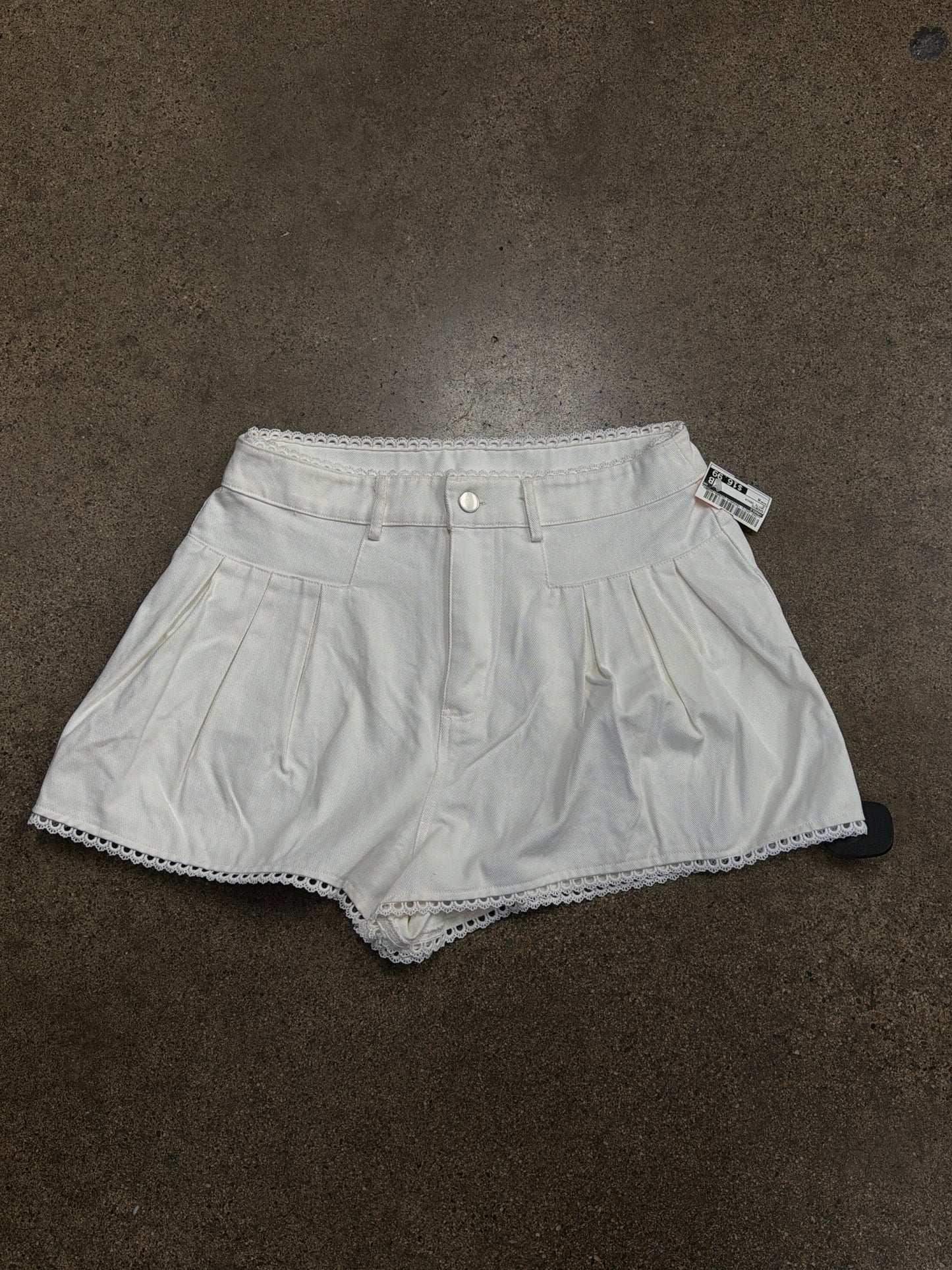 Shorts By Mable In White Denim, Size:M