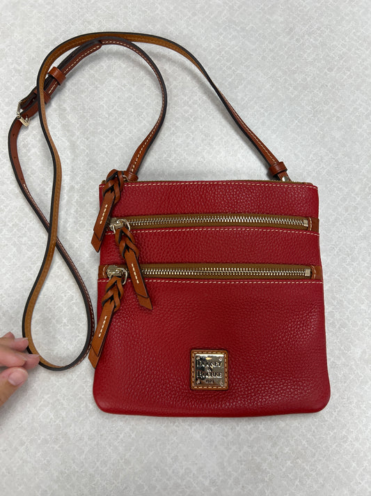 Crossbody Designer By Dooney And Bourke In Red, Size:Small
