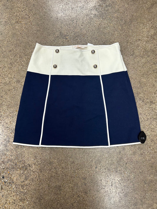 Skirt Designer By Tory Burch In Navy, Size:Xs