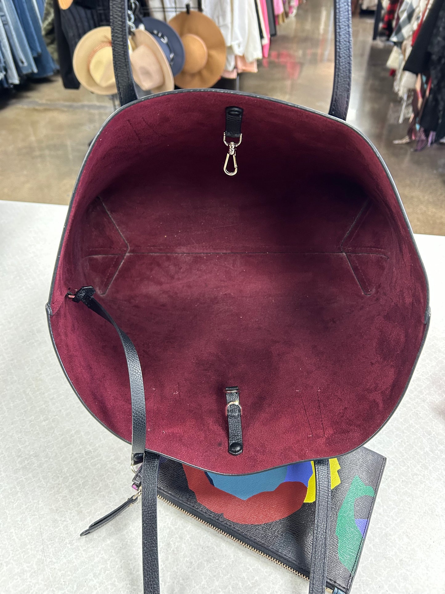 Tote Designer By Kate Spade In Floral Print, Size:Medium