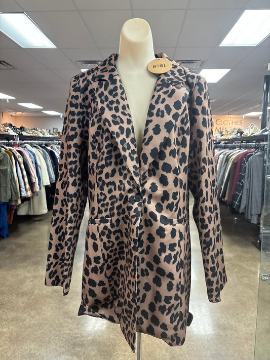 Blazer By Bibi In Animal Print, Size:Xl