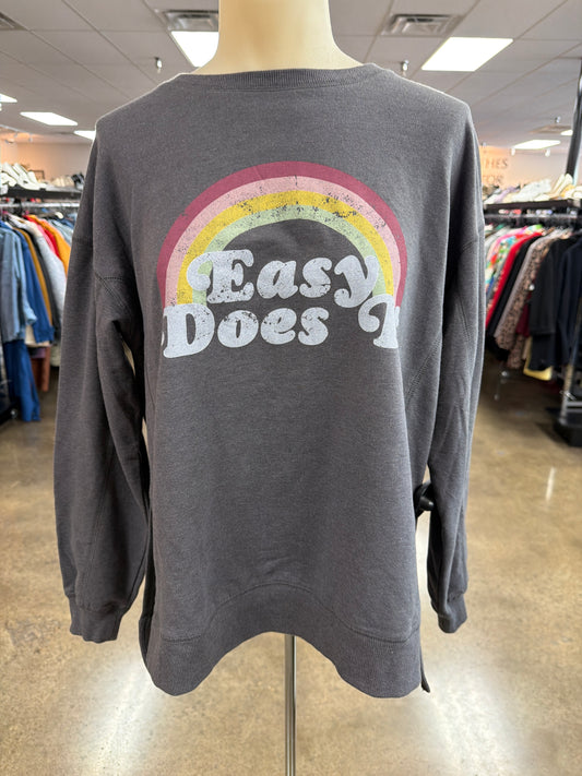 Sweatshirt Crewneck By Wildfox In Grey, Size:M