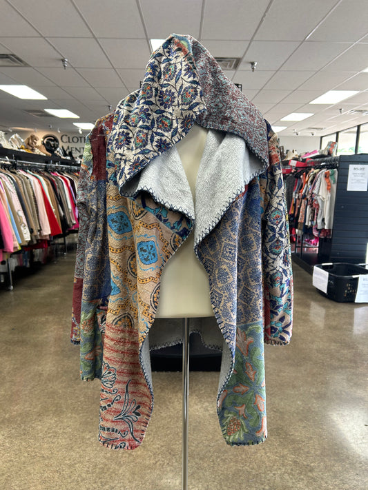Sweater Cardigan By Johnny Was In Multi, Size:Xs