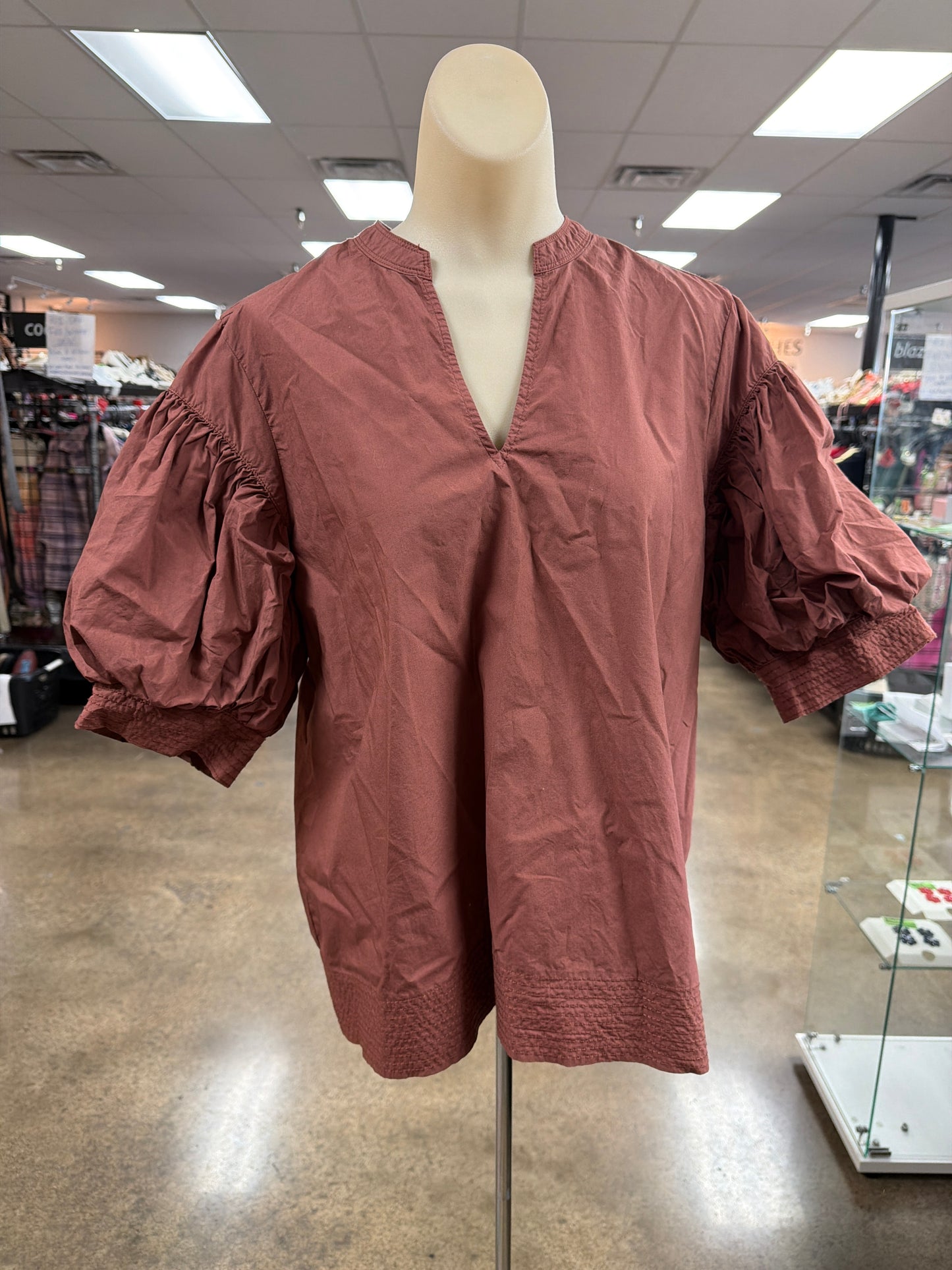 Top Ss By Chicos In Brown, Size:8