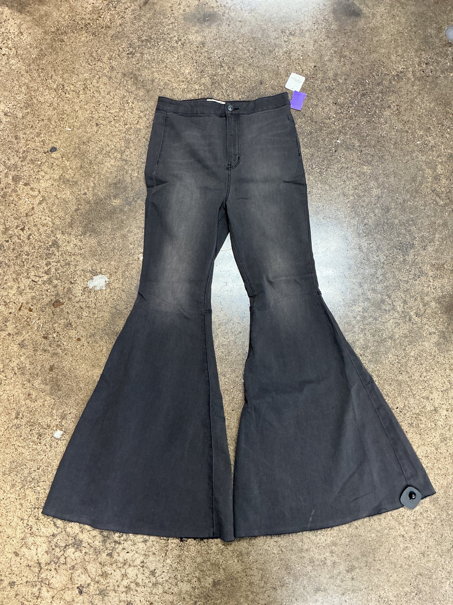 Jeans Flared By We The Free In Black, Size:12