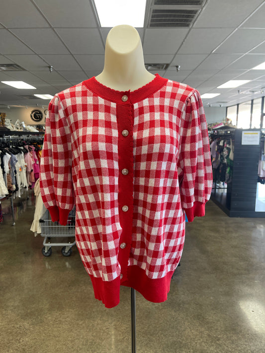 Top Ss By Fate In Red & White, Size:M