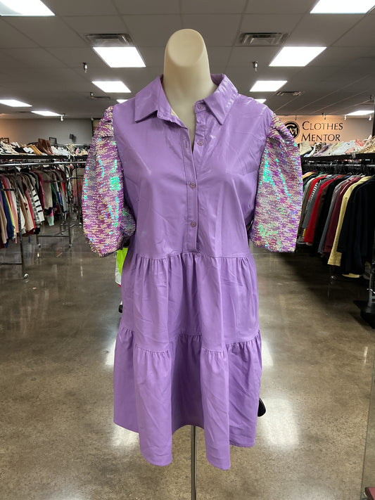 Dress Party Short By Peach Love Cream California In Purple, Size:S
