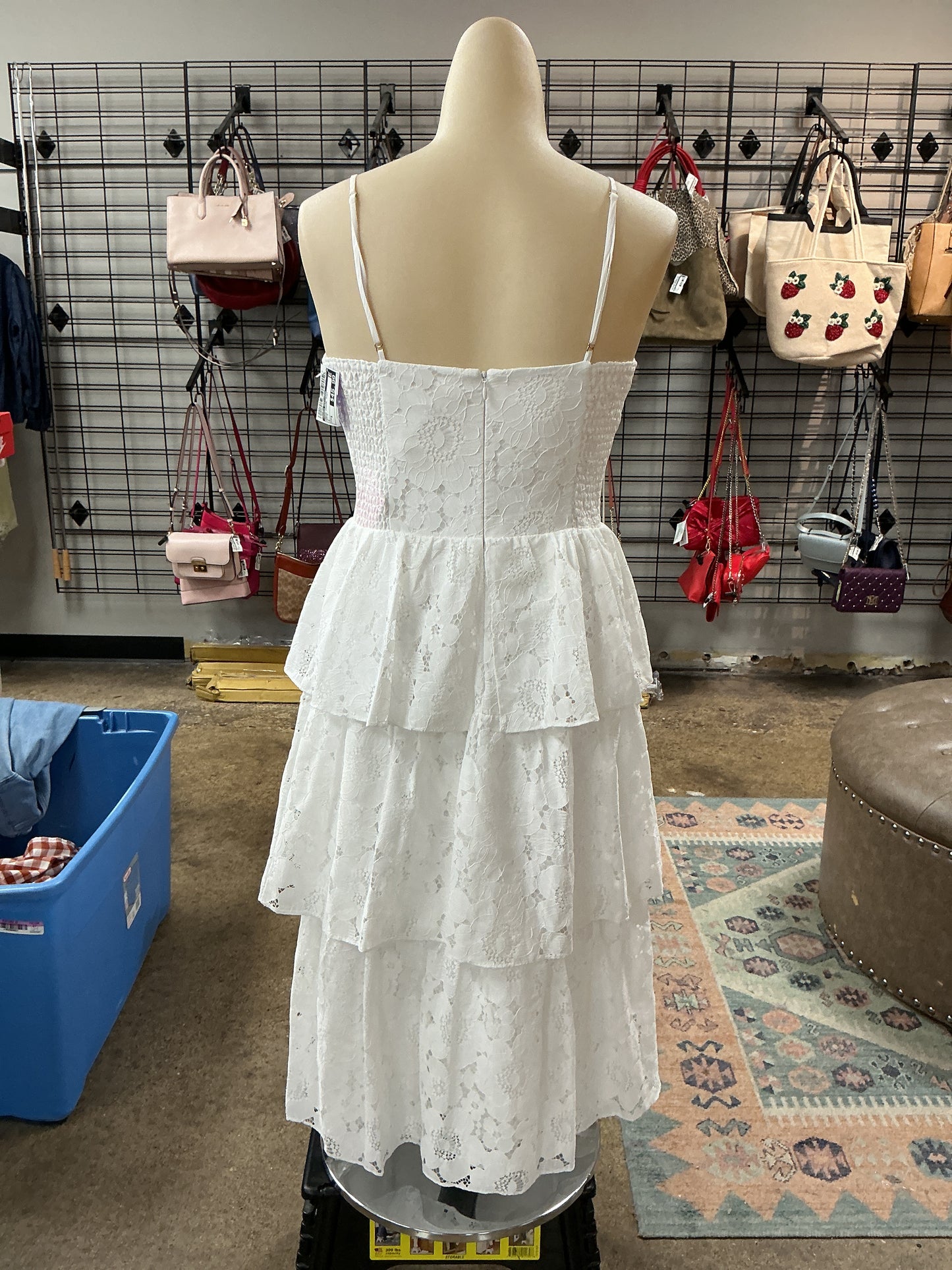 Dress Casual Midi By Amanda Uprichard In White, Size:S