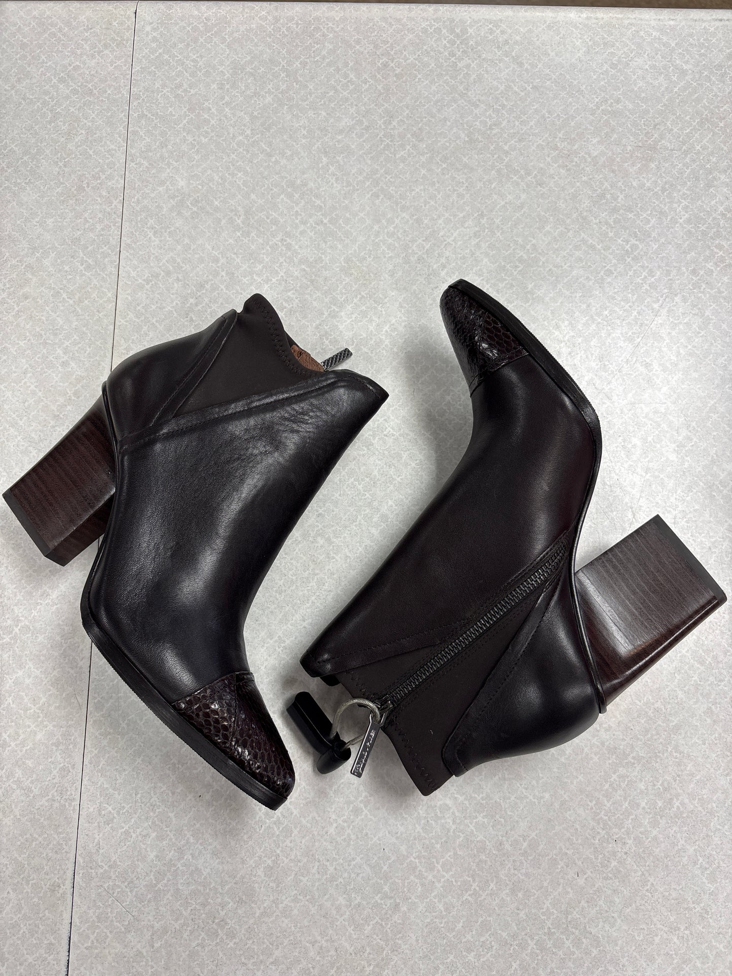 Boots Ankle Heels By Donald Pliner In Brown, Size:7.5