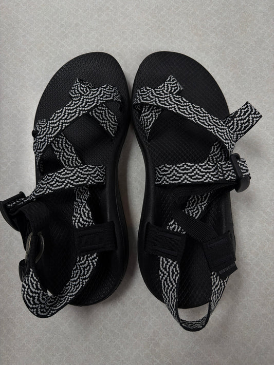 Sandals Flats By Chacos In Black & White, Size:9