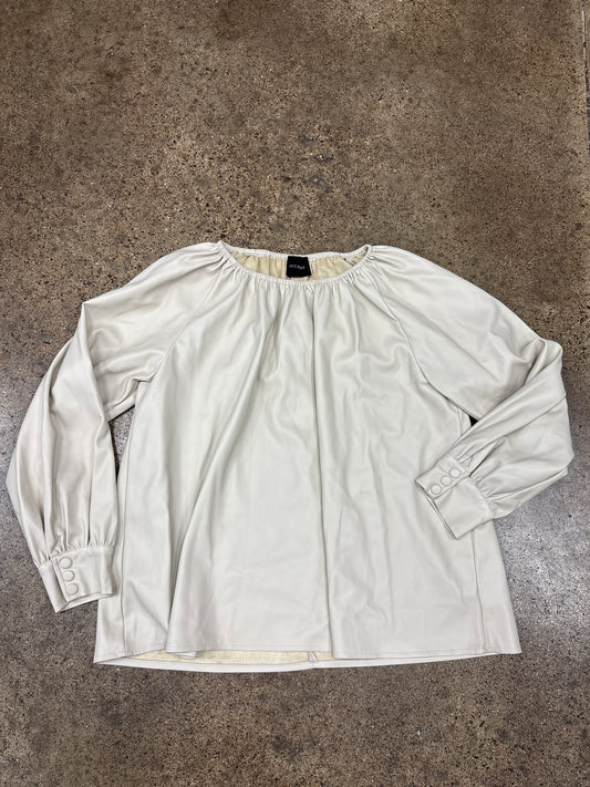 Top Ls By Clothes Mentor In Tan, Size:L