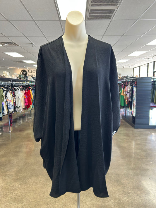 Kimono By Clothes Mentor In Black, Size:M