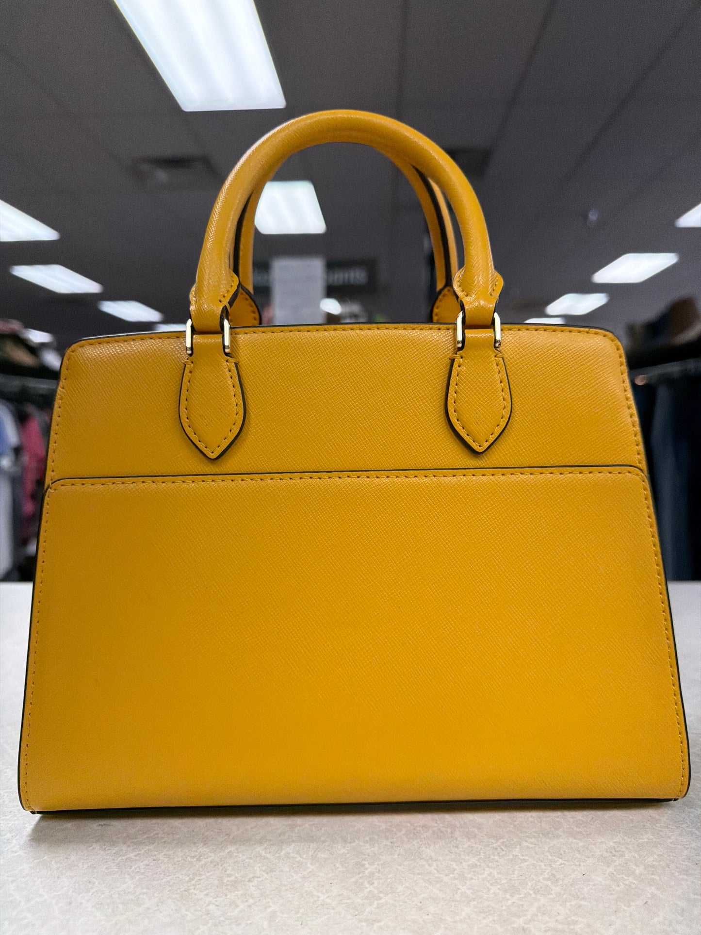 Crossbody Designer By Kate Spade In Yellow, Size:Small